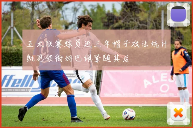 五大联赛球员近三年帽子戏法统计凯恩领衔姆巴佩紧随其后